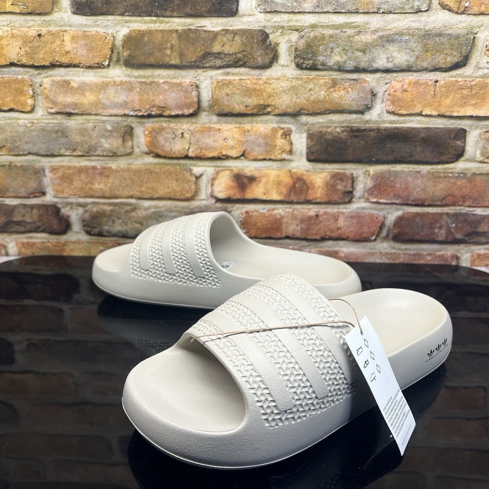 Women's Size 8 - adidas Adilette Slide Ayoon bliss / core Black / bliss / Beige
